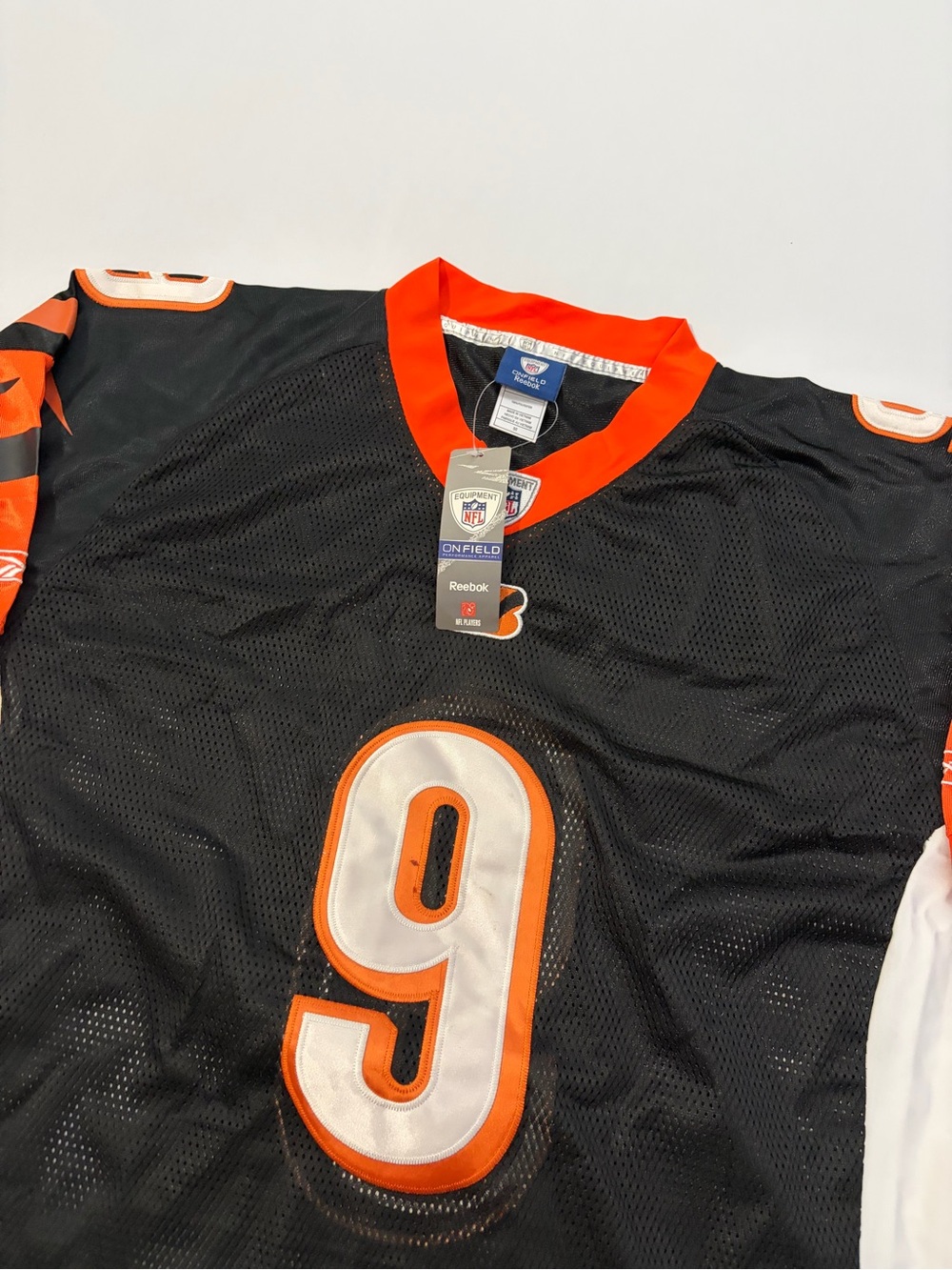NWT Reebok Cincinnati Bengals Carson Palmer Football Jersey Mens 50 Stitched